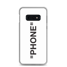 Samsung Galaxy S10e "PRODUCT" Series "PHONE" Samsung Case White by Design Express