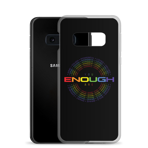 You Are Enough (Colorful) Clear Case for Samsung®