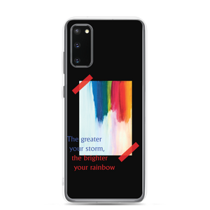 Samsung Galaxy S20 Rainbow Samsung Case Black by Design Express