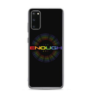 You Are Enough (Colorful) Clear Case for Samsung®