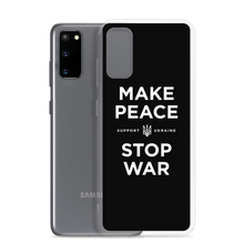 Make Peace Stop War (Support Ukraine) Black Samsung Case by Design Express