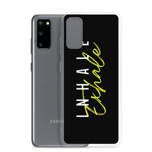 Inhale Exhale Clear Case for Samsung®