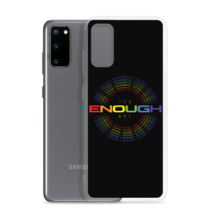 You Are Enough (Colorful) Clear Case for Samsung®