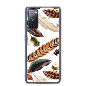 Samsung Galaxy S20 FE Feathers Pattern Samsung Case by Design Express