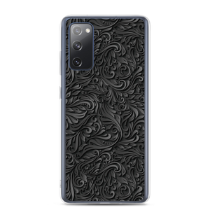 Samsung Galaxy S20 FE 3D Black Ornament Pattern Samsung Case by Design Express