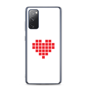 Samsung Galaxy S20 FE I Heart U Pixel Samsung Case by Design Express