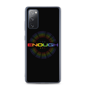 You Are Enough (Colorful) Clear Case for Samsung®