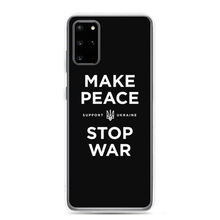 Samsung Galaxy S20 Plus Make Peace Stop War (Support Ukraine) Black Samsung Case by Design Express