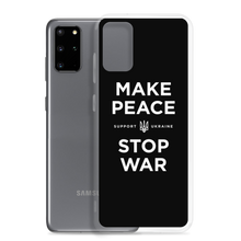 Make Peace Stop War (Support Ukraine) Black Samsung Case by Design Express