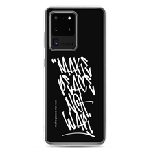 Samsung Galaxy S20 Ultra Make Peace Not War Vertical Graffiti (motivation) Samsung Case by Design Express