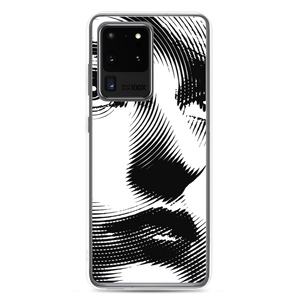 Samsung Galaxy S20 Ultra Face Art Black & White Samsung Case by Design Express