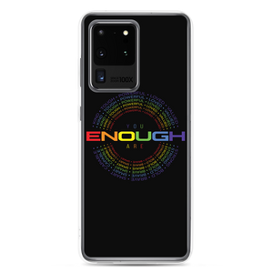 You Are Enough (Colorful) Clear Case for Samsung®