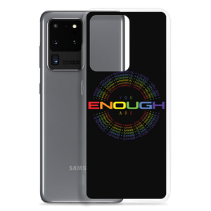 You Are Enough (Colorful) Clear Case for Samsung®