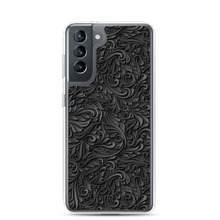 Samsung Galaxy S21 3D Black Ornament Pattern Samsung Case by Design Express