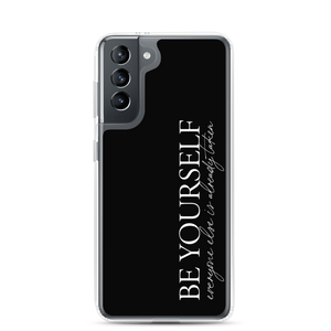 Samsung Galaxy S21 Be Yourself Quotes Samsung Case by Design Express