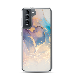 Samsung Galaxy S21 Soft Marble Liquid ink Art Full Print Samsung Case by Design Express