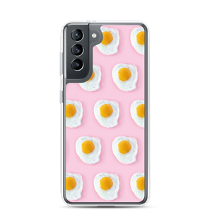 Samsung Galaxy S21 Pink Eggs Pattern Samsung Case by Design Express