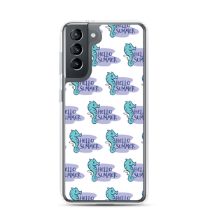 Samsung Galaxy S21 Seahorse Hello Summer Samsung Case by Design Express