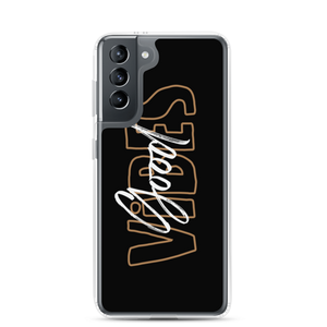 Samsung Galaxy S21 Good Vibes Typo Samsung Case by Design Express