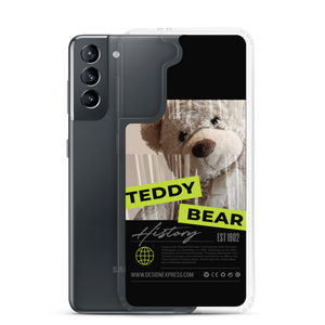 Teddy Bear Hystory Samsung Case Black by Design Express