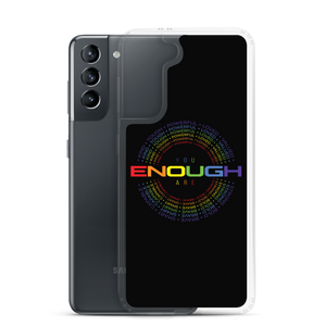 You Are Enough (Colorful) Clear Case for Samsung®