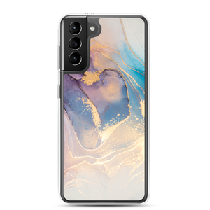 Samsung Galaxy S21 Plus Soft Marble Liquid ink Art Full Print Samsung Case by Design Express