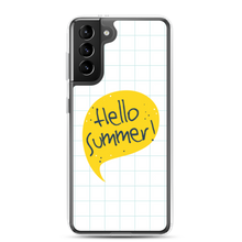 Samsung Galaxy S21 Plus Hello Summer Yellow Samsung Case by Design Express