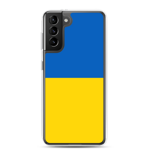 Samsung Galaxy S21 Plus Ukraine Flag (Support Ukraine) Samsung Case by Design Express