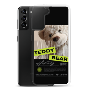 Teddy Bear Hystory Samsung Case Black by Design Express