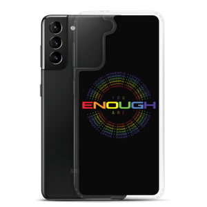 You Are Enough (Colorful) Clear Case for Samsung®