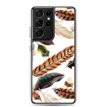 Samsung Galaxy S21 Ultra Feathers Pattern Samsung Case by Design Express