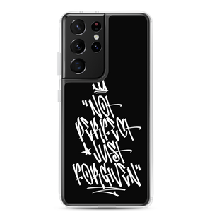 Samsung Galaxy S21 Ultra Not Perfect Just Forgiven Graffiti (motivation) Samsung Case by Design Express