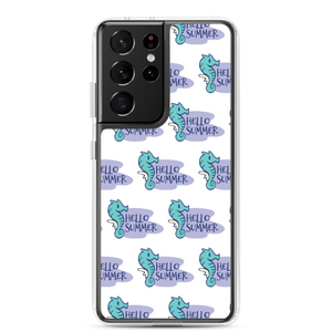 Samsung Galaxy S21 Ultra Seahorse Hello Summer Samsung Case by Design Express