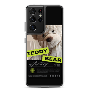 Samsung Galaxy S21 Ultra Teddy Bear Hystory Samsung Case Black by Design Express