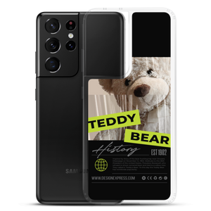 Teddy Bear Hystory Samsung Case Black by Design Express