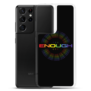 You Are Enough (Colorful) Clear Case for Samsung®