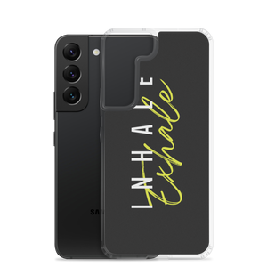 Inhale Exhale Clear Case for Samsung®