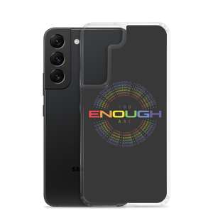 You Are Enough (Colorful) Clear Case for Samsung®