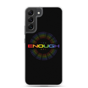 You Are Enough (Colorful) Clear Case for Samsung®