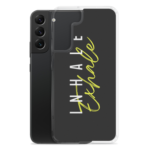 Inhale Exhale Clear Case for Samsung®