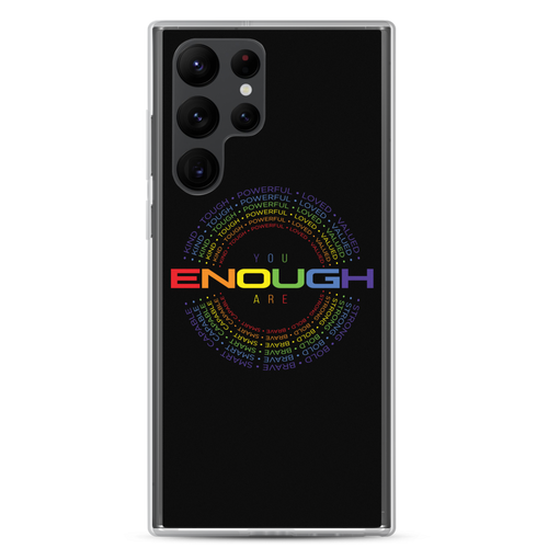 You Are Enough (Colorful) Clear Case for Samsung®