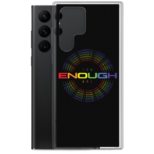 You Are Enough (Colorful) Clear Case for Samsung®