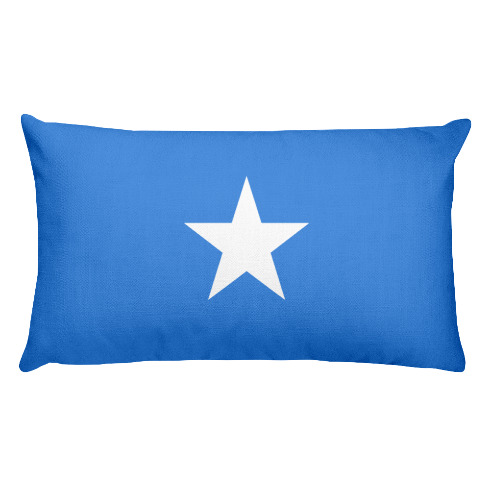 Default Title Somalia Flag Allover Print Rectangular Pillow Home by Design Express