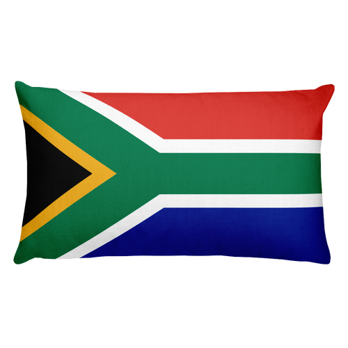 Default Title South Africa Flag Allover Print Rectangular Pillow Home by Design Express