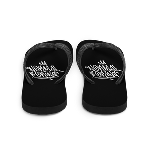 Normal is Boring Graffiti (motivation) Flip-Flops by Design Express