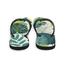 Fresh Tropical Leaf Pattern Flip-Flops by Design Express