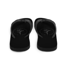 Be the change that you wish to see in the world Black Flip-Flops by Design Express