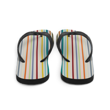 Colorfull Stripes Flip-Flops by Design Express