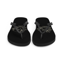 Marvelous Nightmare Flower Skull Flip-Flops by Design Express
