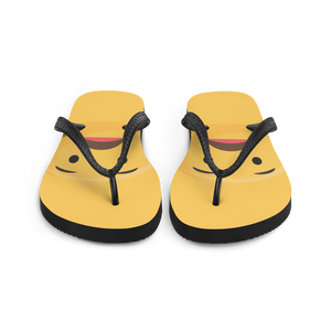 Curious Emoji Flip-Flops